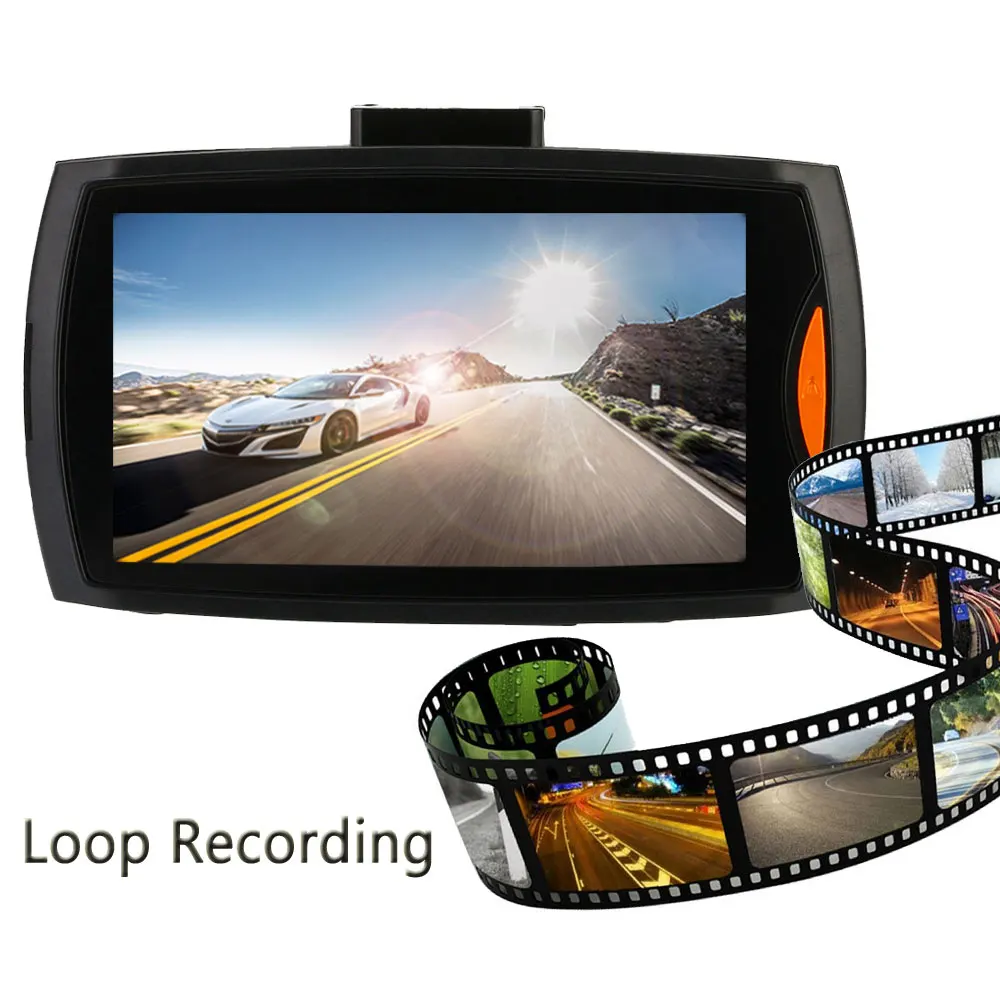 Автомобильный мини видеорегистратор Podofo G30 Full HD 1080P с датчиком движения и ночным