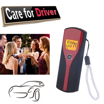 

Digital Alcohol Breath Alert Breath Tester LCD Display with audible alert Quick response The Breathalyzer Parking Breathalyser