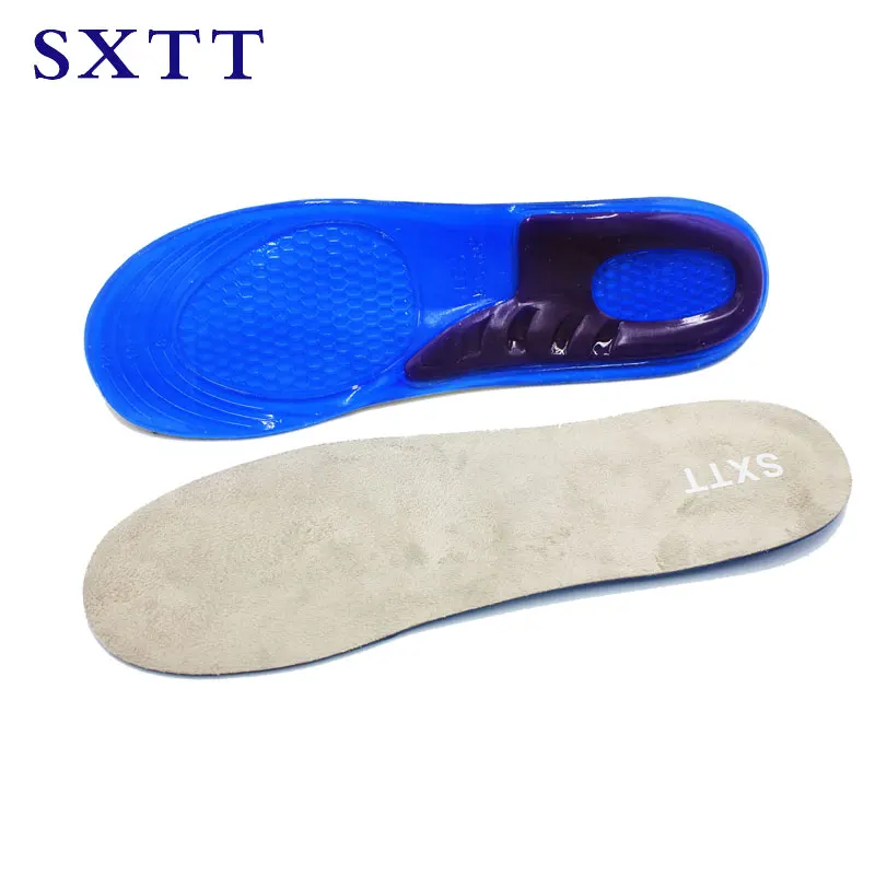 SXTT Silicone Gel Insoles Man Women Insoles orthopedic Massaging Shoe