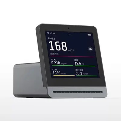 Детектор воздуха Xiaomi Clear Grass 3," retina сенсорный ips экран мобильный сенсорный контроль внутренний наружный детектор воздуха монитор - Цвет: Black