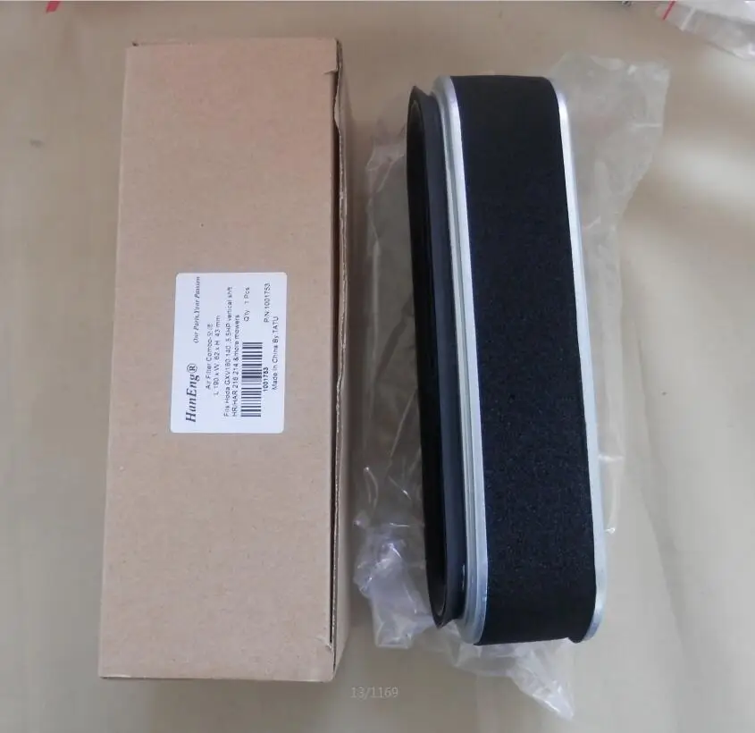 GXV160 190 x 62 x 43 mm AIR FILTER HONDA 216 MOWER 3
