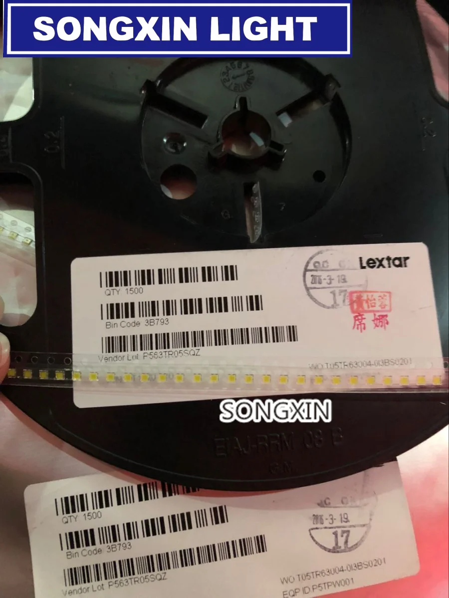 

200pcs Original Lextar LED 1616 Light Beads Cool white High Power 3W 3V 190LM For LED LCD TV Backlight Application CSP