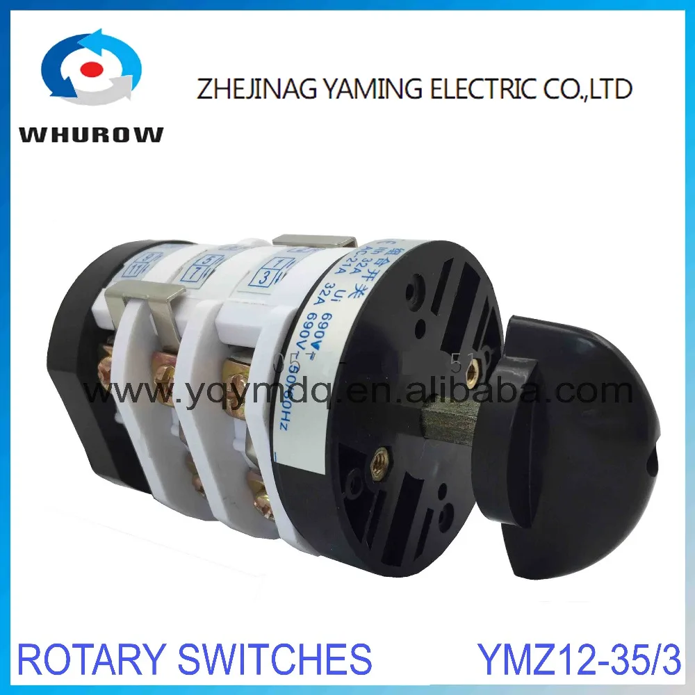 

Rotary switch 3 position YMZ12-35/3 tire changer switch car tire machine tool accessory universal electrical changeover switch