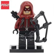POGO Red Arrow DIY Model Superhero Building Brick Toys Single Sale Classic Kids House Dolls Compatible
