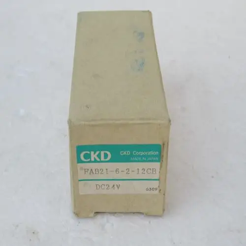 

Free shipping 100% new high quality New CKD solenoid valve FAB21-6-2-12CB Spot DC24V
