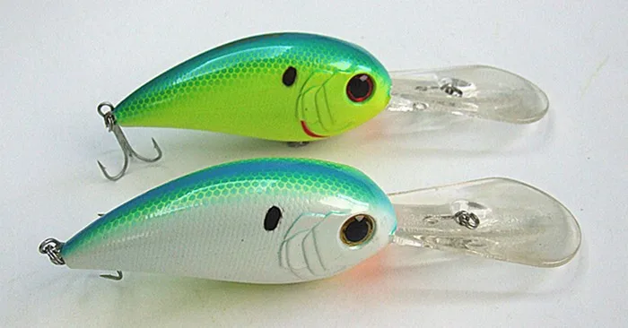 Isca de Pesca Suspender tipo China Manivela Isca Profundidade Mergulho Grande Jogo Mar Enfrentar Plástico Duro Falso Gancho Lábio 5.5cm 9cm 46g 8 Esporte e Lazer