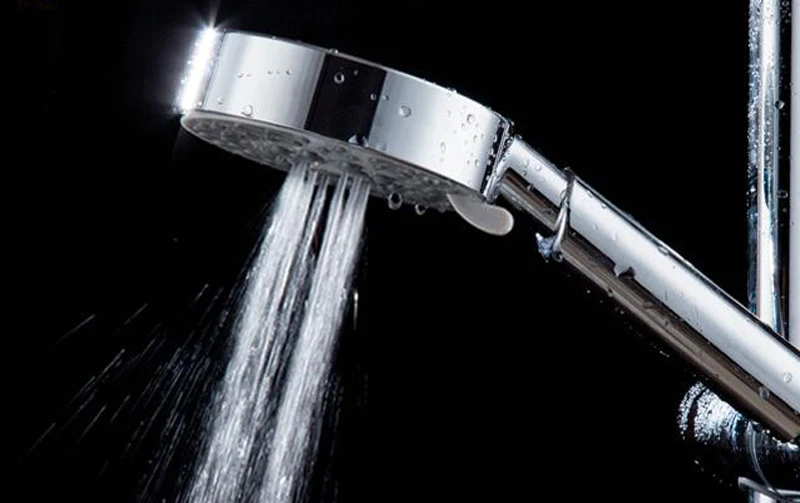 Экономия воды Давление Boost Насадки для душа ручной 300 отверстия chrome стороны провести Ванная комната Насадки для душа