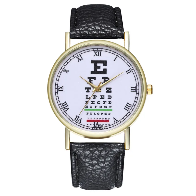 

FUNIQUE Student PU Leather Strap WristWatch Luxury Clock Watch Vision Epidermal Pattern Quartz Ladies Watch For Women Girl New