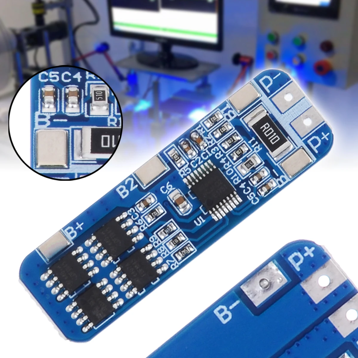 1pc Protection Board Module Circuit Breakers 3S 12V 18650 10A BMS Charger Li-ion Lithium Battery Protection Board