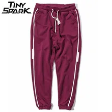 Side Striped Joggers Pant Men Cotton Thick Sweat Pants Warm Trousers Men’s Clothing 2018 Spring Winter Sweatpant Casual Harajuku