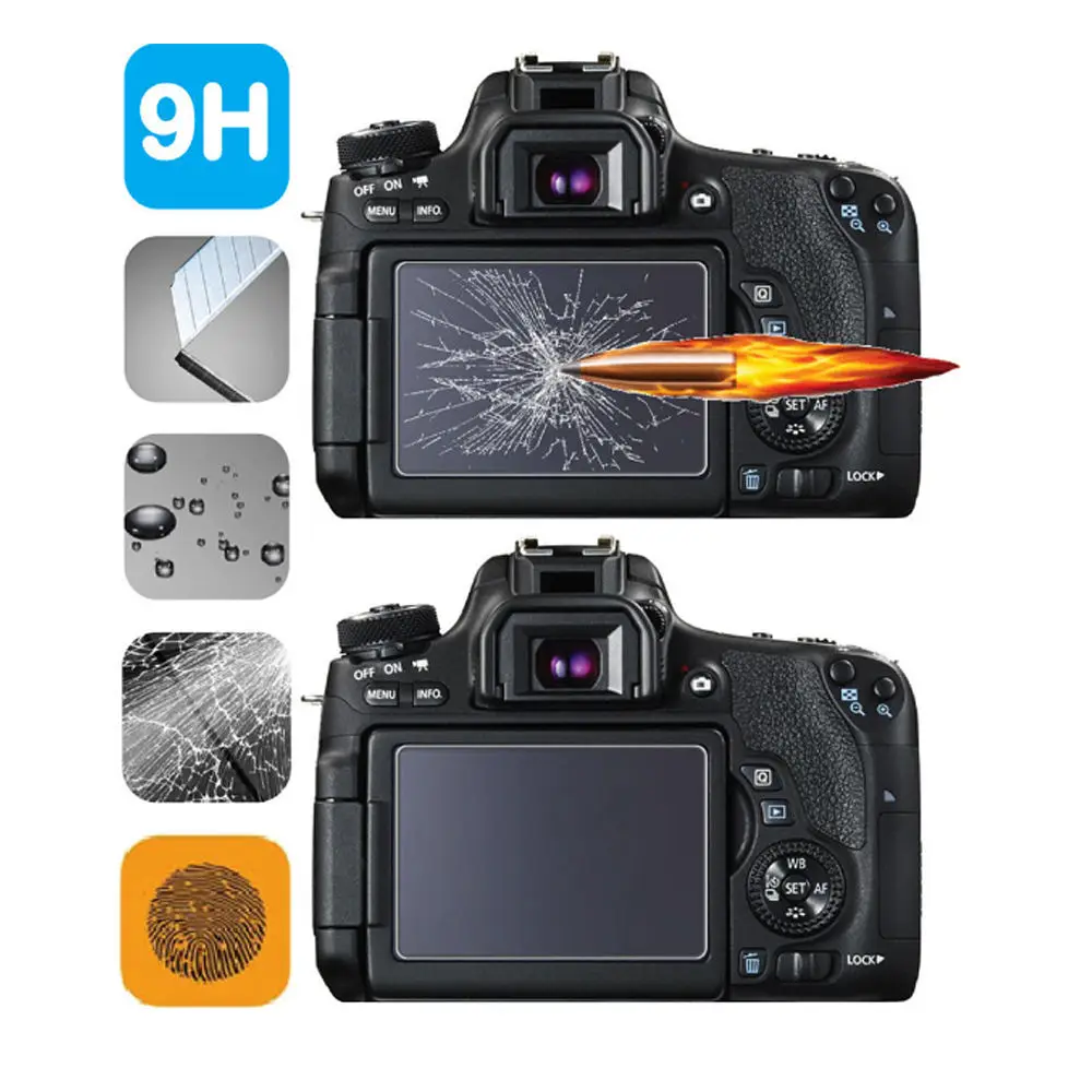 2 шт./упаковка защитная пленка Deerekin 9H для ЖК экрана CASIO Ricoh GR II|screen protector|lcd protectorprotector