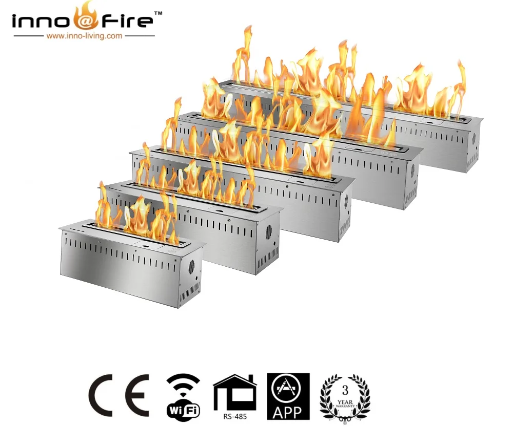 on sale 36 inch wall insert fireplace electronic smart control bio ethanol fire | Обустройство дома