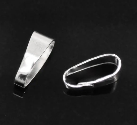 Серебряные украшения DoreenBeads клип под залог 11x4 мм (3/8 &quotx1/8&quot) Продано в партии 300