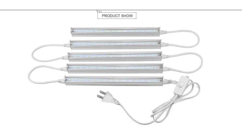 5 W 10 W 15 W 20 W 25 W светодиодный Grow Light для 110 v 220 v T5 трубка светодиодный Фито лампы для выращивания полного спектра Гидропонные завод разъема