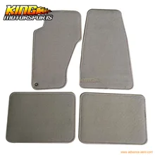 Подходит 1999-2004 Jeep Grand Cherokee коврики ковровое покрытие спереди и сзади бежевый 4 шт.-нейлон