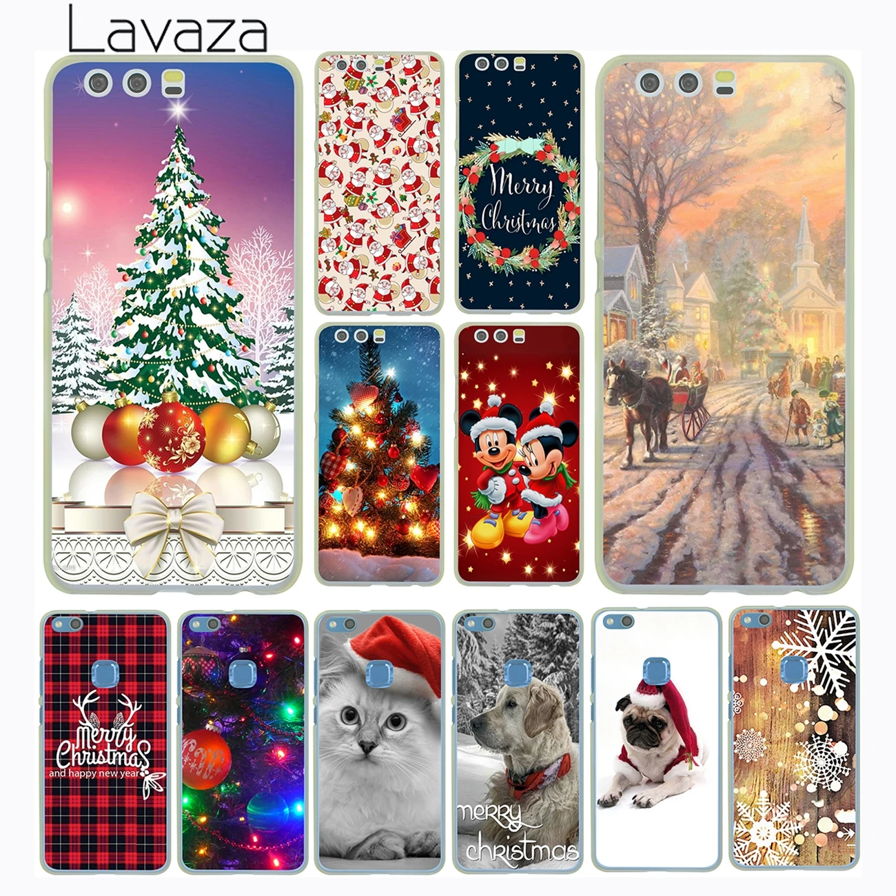 Чехол с новогодней елкой и снегом для Huawei Y9 Y7 Prime 2019 Honor 20 10 8 8A 8X 9X 9 Lite 7C 7X 7A Pro|case for