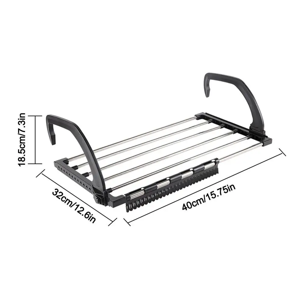 Многофункциональная Складная Балконная сушильная стойка для обуви, складная вешалка для одежды, напольная стойка для хранения, органайзер для ванной комнаты