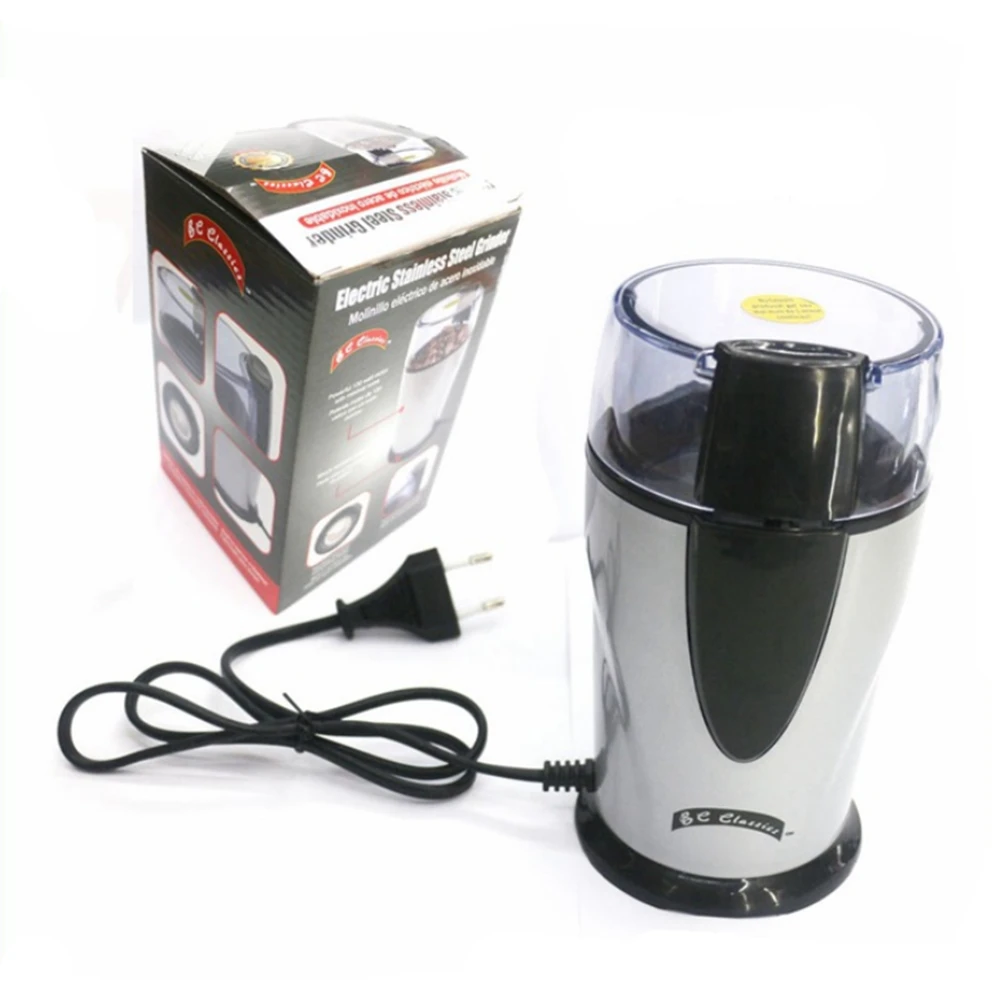 

2019 Home coffee bean mill sesame grinder Mill ultrafine Convenient Semi-automatic Electric Spice Coffee Bean grinder HCG-603