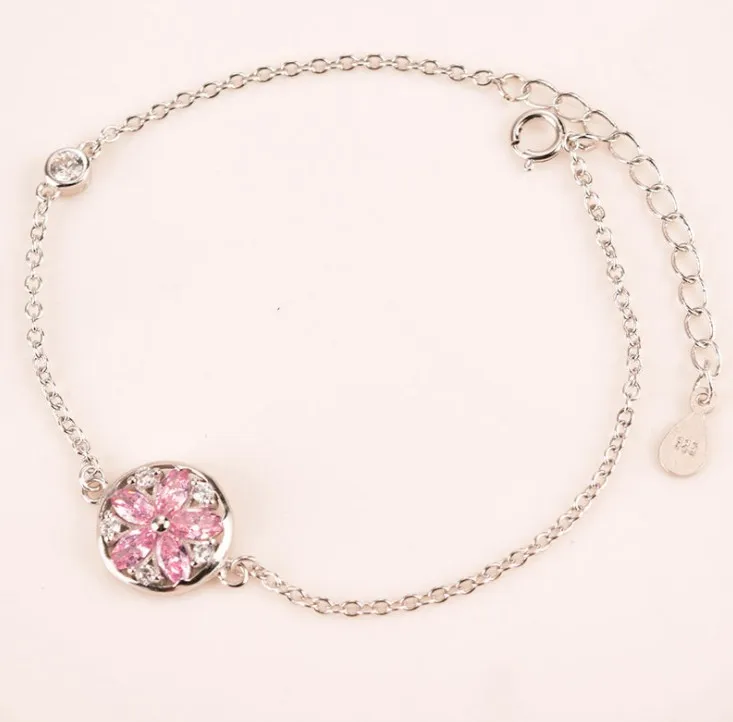

925 sterling silver New Fashion Crystal from Austrian Bracelet Swan Shape Bradawl Luxury Bangles Women Romantic Christmas gift