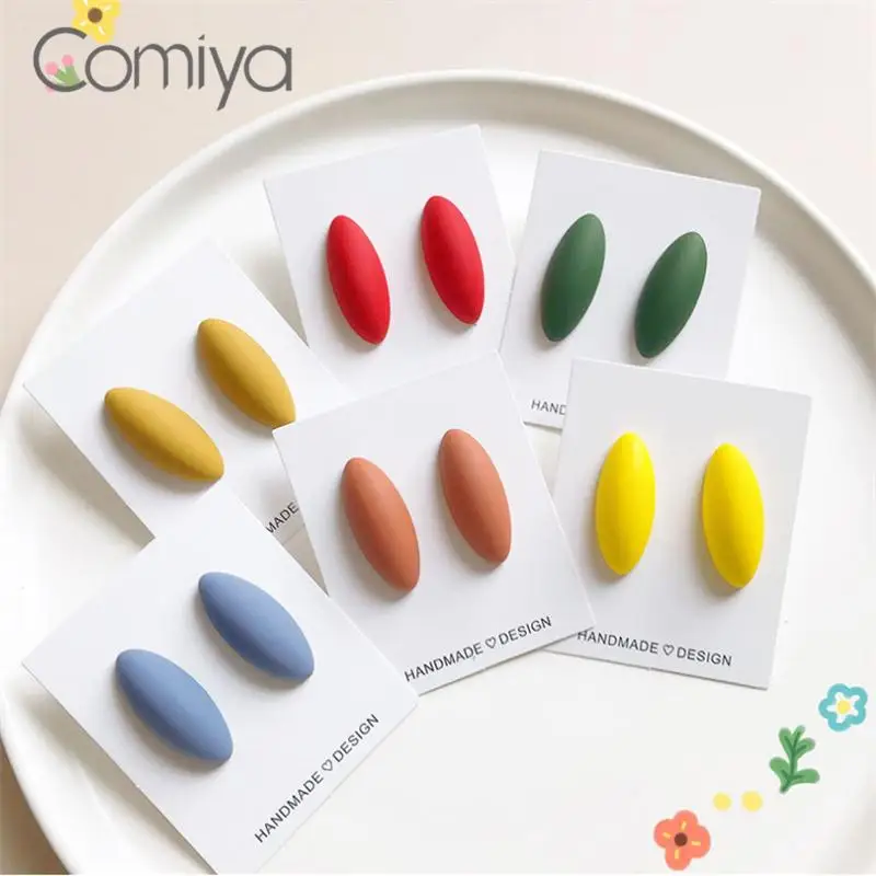 Серьги пусеты Comiya для женщин большие длинные серьги из сплава цинка Винтажные