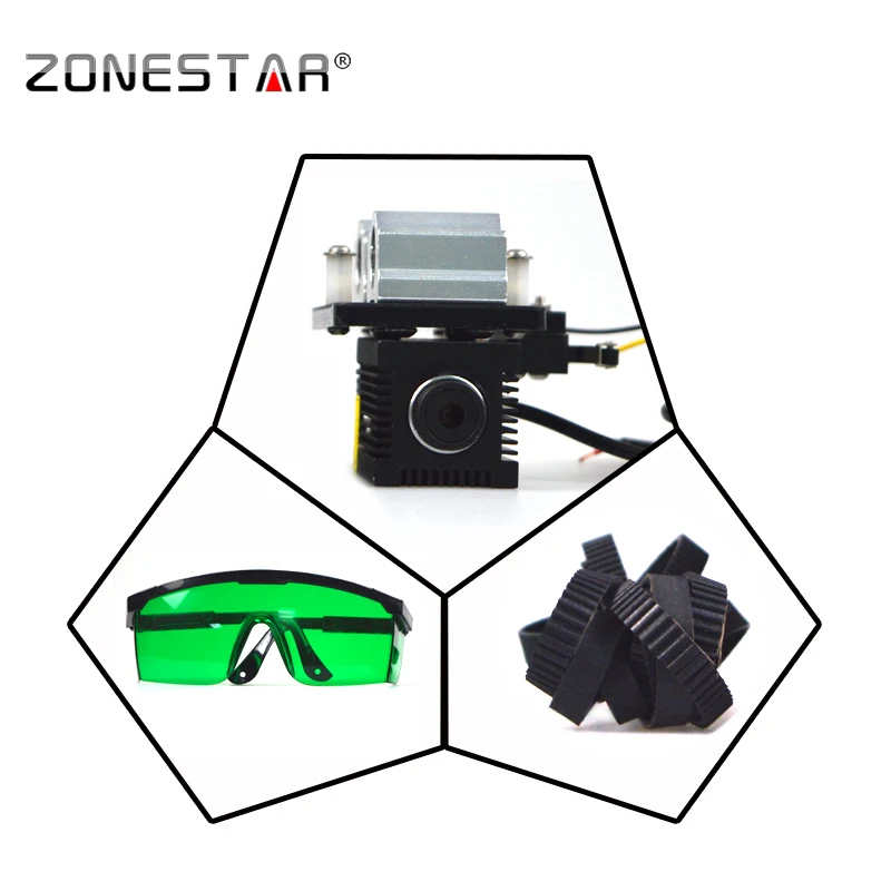  New Arrival Laser engraver cutting marking upgrade DIY kit for zonestar P802 D805 D806 3D printer machine 