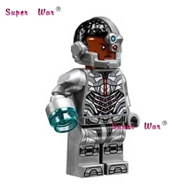 Один супергерой marvel dc comics киборг Бэтмен строительные блоки модели Кирпичи игрушки для детей наборы