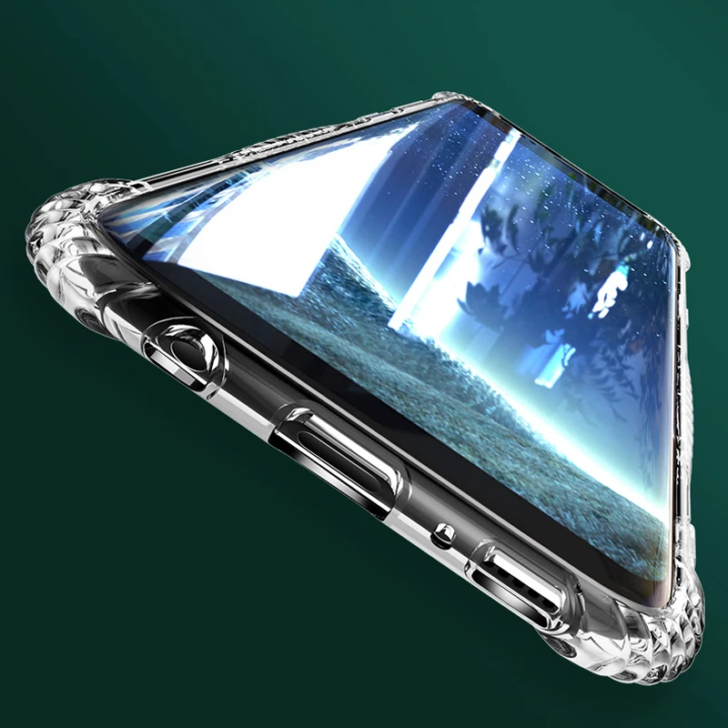 Чехол CAPSSICUM для Samsung S8 противоударный мягкий прозрачный чехол Galaxy Plus