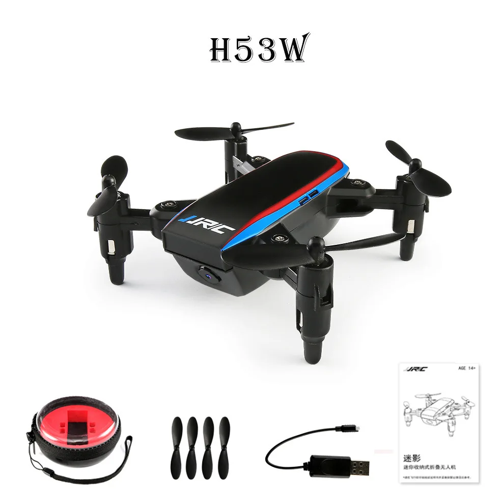 

H53W H54W Shadow Wifi FPV 480P Camera Mini Foldable Pocket Drone Helicopter APP Control G-sensor RC Quadcopter Dron H992