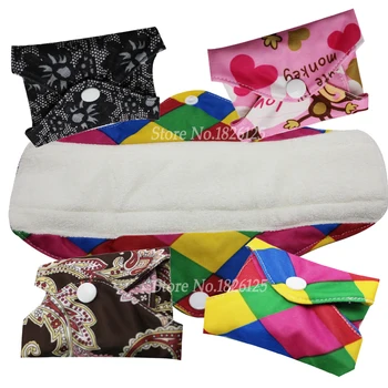 

Bamboo Mama Cloth Reusable Sanitary Menstrual Pads Washable Lady Period Pads
