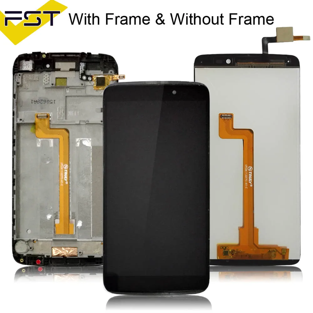 

100% Test For 5.5" Alcatel One Touch Idol 3 6045 OT6045 LCD Display Touch Screen Digitizer Assembly With Frame Spare Parts+Tools