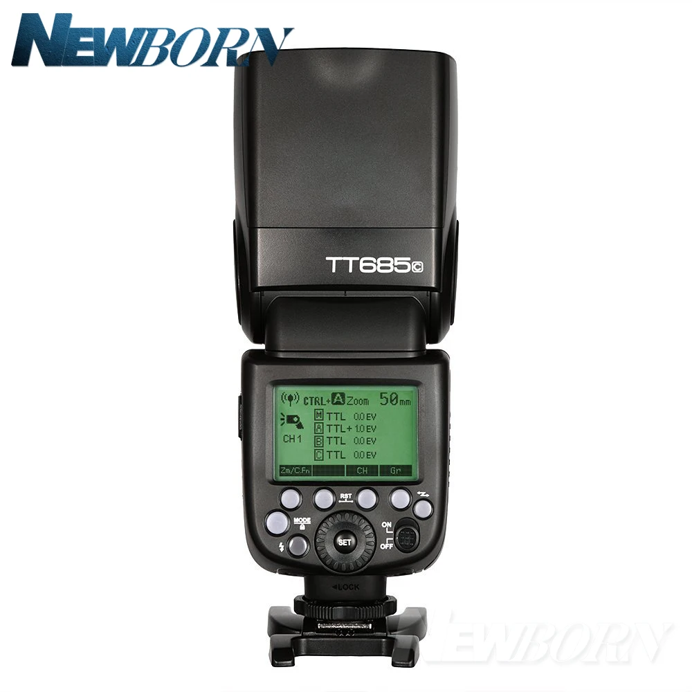 Godox TT685C ttl камера вспышка 2,4 ГГц Высокая скорость 1/8000s GN60+ Xpro-C ttl беспроводной передатчик для Canon Eos камера+ подарок