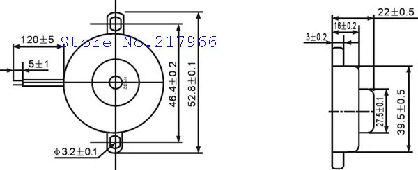 Пьезоэлектрический зуммер постоянного тока STD-402" desire" Музыка 24 V STDZ