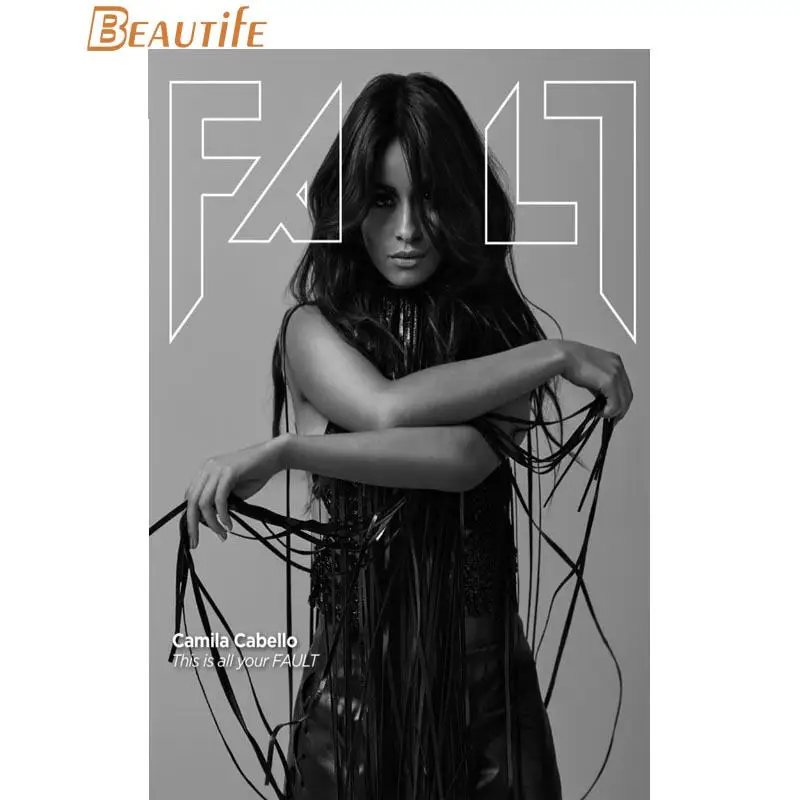 Пользовательская ткань Camila Cabello шелковая плакат украшение для дома настенное