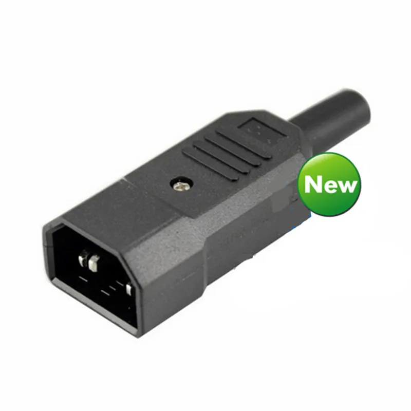 

AC Power Plug 250V IEC 320 C14 3 Pin Male Plug Power Adapter,1 pcs
