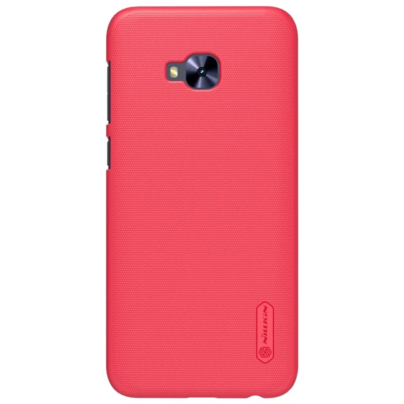 Bright red ASUS Zenfone 4 Selfie Pro ZD552KL 5,5 чехол NILLKIN матовый щит ASUS Zenfone 4 Selfie Pro ZD552KL чехол жесткий задняя крышка подарок - Цвет: Bright red