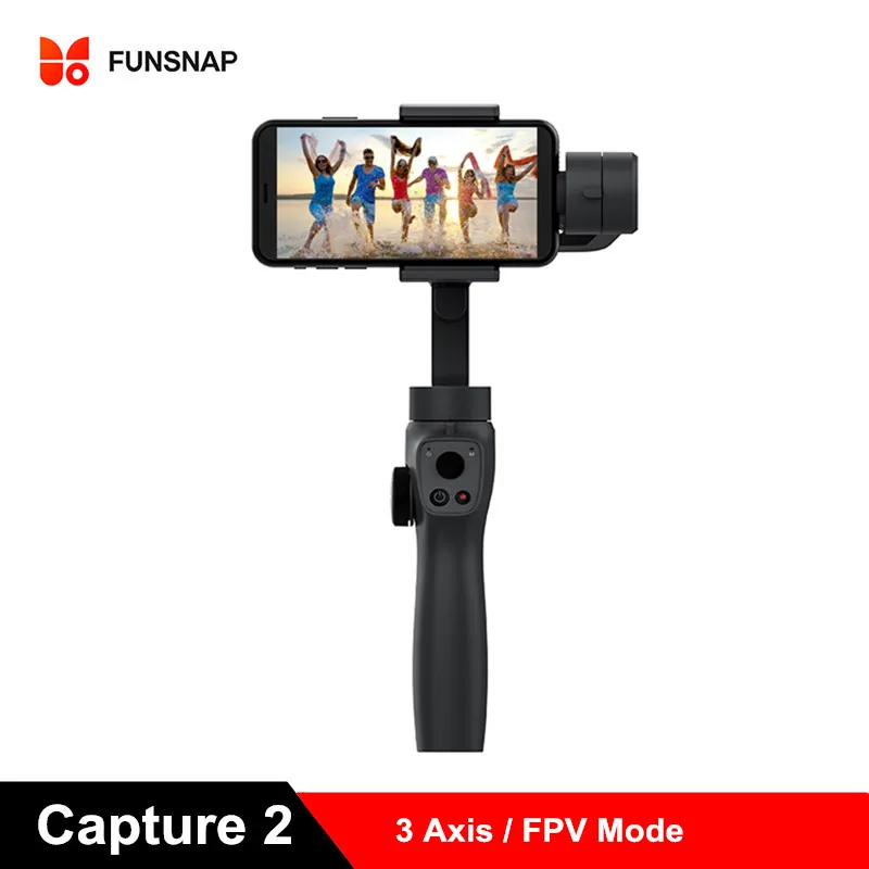 

FUNSNAP Capture 2 3 Axis Handheld Gimbal Stabilizer For GoPro Sjcam EKEN Yi Action Camera / Smartphone Mobile Phone Iphone
