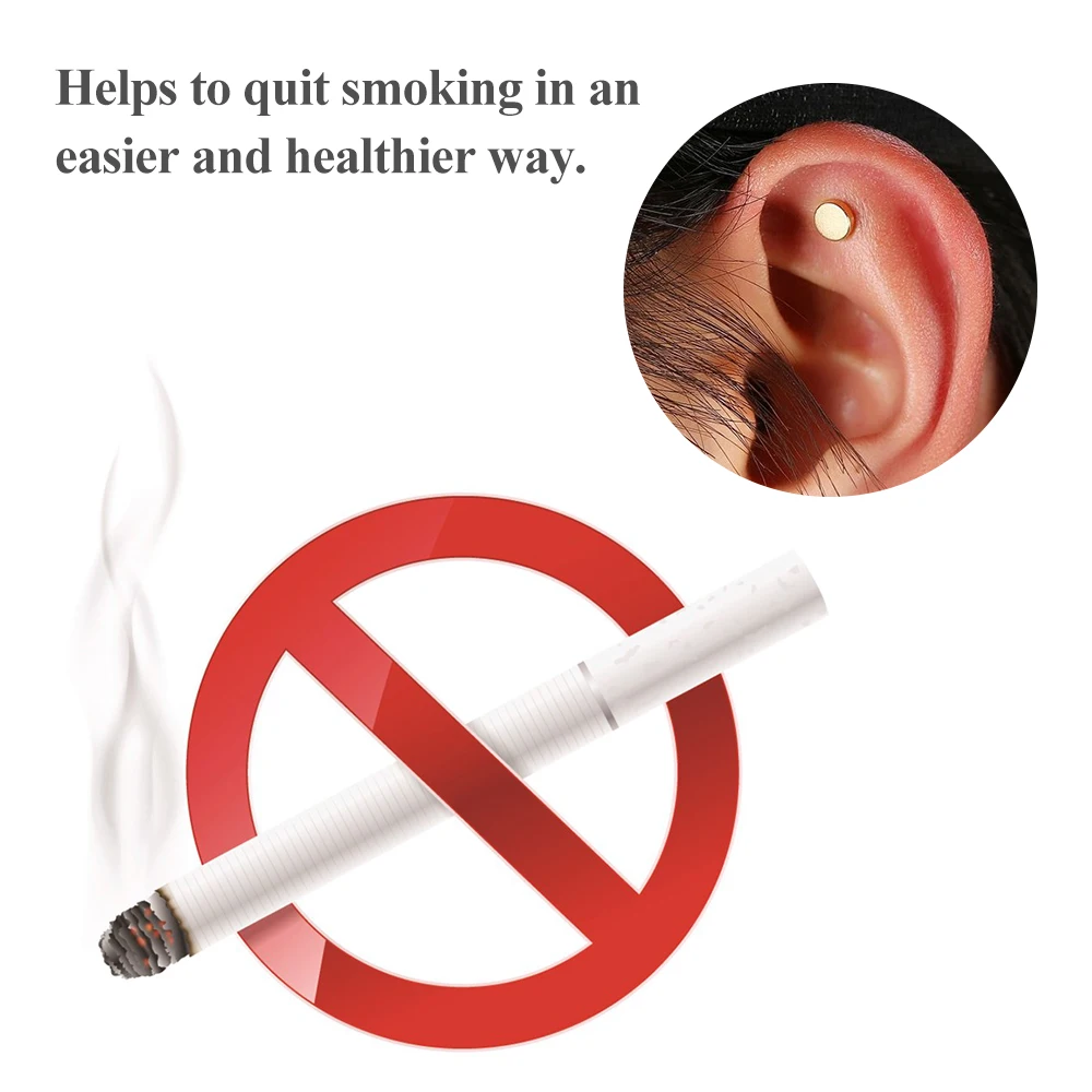 

2Pcs/Set Magnet Quit Smoking Acupressure Patch Stop Smoking NO Cigarette Anti Smoke Patch Smokeless Smoker FOOT Health Care Tool