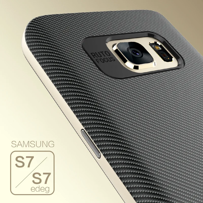 Case For Samsung Galaxy S7 S7Edge luxury TPU + PC Cases Full Protection Cover Metal Frame S 7 edge Shell Original Mobile phone |