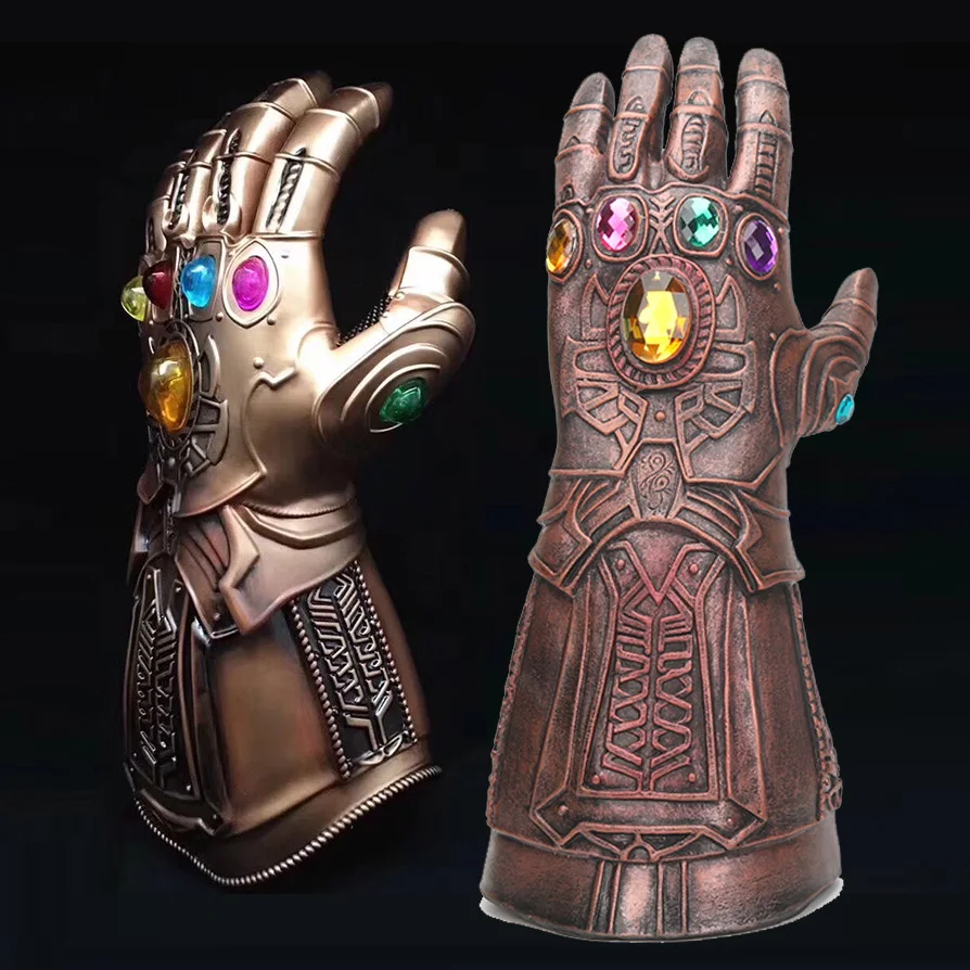 Marvel Avengers Thanos Infinity Gauntlet Gloves Prop Latex Avengers: Infinity War Mask Action Figure Toy Marvel Avengers Thanos Infinity Gauntlet Gloves Prop Latex Avengers: Infinity War Mask Action Figure Toy