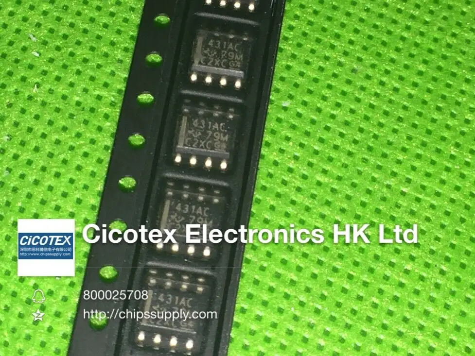 

10pcs/lot TL431ACDR 431AC SOP8 IC VREF SHUNT ADJ 8SOIC