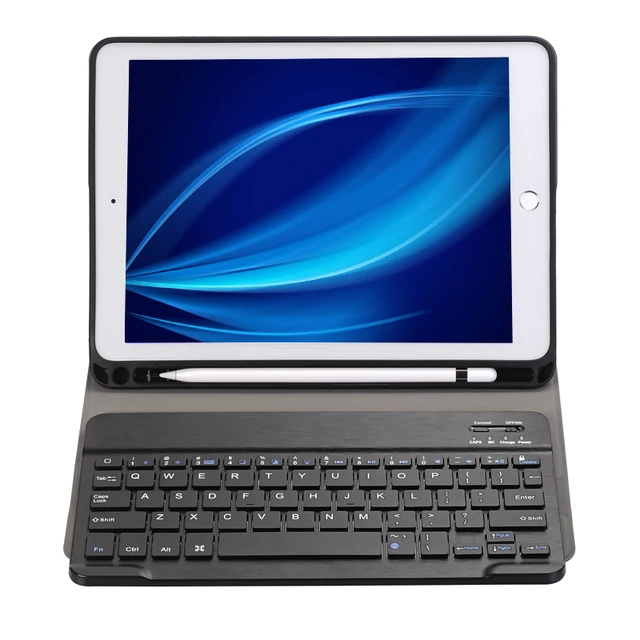 Landas For Ipad 2018 Case With Pencil Holder And Keyboard Cover For