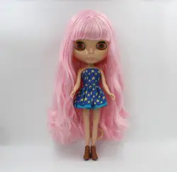 Бесплатная доставка Большая скидка RBL-550 DIY Обнаженная Блит кукла подарок на день рождения для девочки 4 цвета большой глаз кукла с красивыми