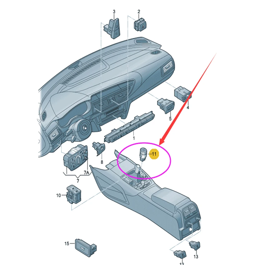 4G1905217A 4G1 905 217A для Audi A6l c7 один кнопочный пусковой переключатель автоматический выключатель зажигания переключатель остановки. Левый руль