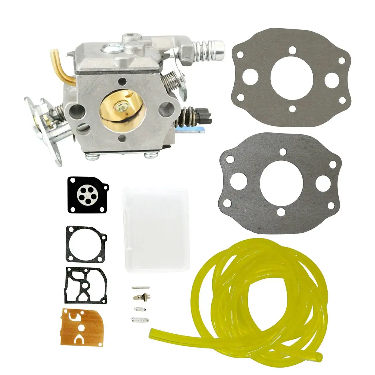 Carburetor & 4.5 Feet Fuel Line & Rebuild Repair Kit Fit Husqvarna 137