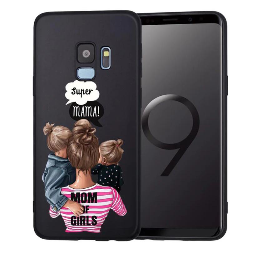 Мышонок I Love Mama мышь Супер для мам и дочек чехол телефона Samsung Galaxy S8 S9 S10 плюс S7 S6