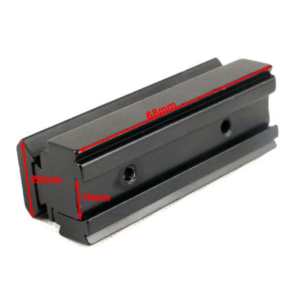 Высокое качество 11 мм до 20 мм Вивер Пикатинни База адаптер прицела конвертер для прицелов страйкбол пистолет