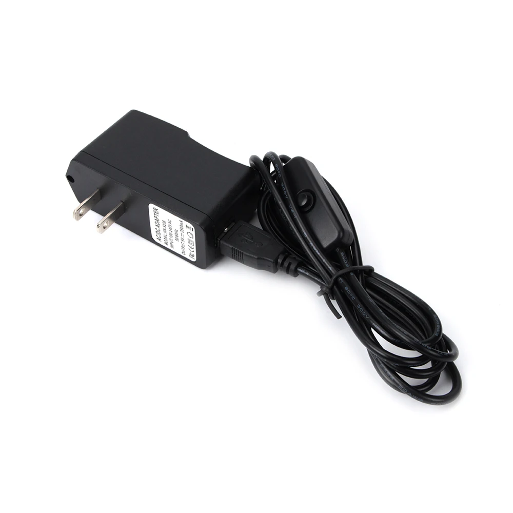 Raspberry Pi 3 US зарядное устройство 5 В 2.5A Micro USB адаптер питания с кнопкой включения/выключения кабель для Raspberry Pi 3B