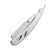 Бритвы из нержавеющей стали, винтажные, ustura, для прямой бритвы, складная ручка, для бритья, для бороды, Парикмахерская, для формирования формы, navaja de afeitar navalha