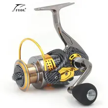 FDDL Slide GLC13+1 1000-7000 Series Fishing Reel Spinning Reel13+1BB 5.2:1 Spining reel Full Metal body Free Shipping