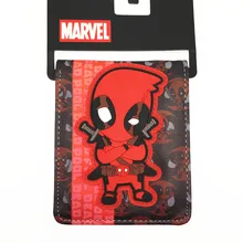 Комиксы DC Marvel Мстители мультфильм кошелек милый Супермен Бэтмен Американский капитан 3D кошелек логотип крутые кошельки для детей подарок